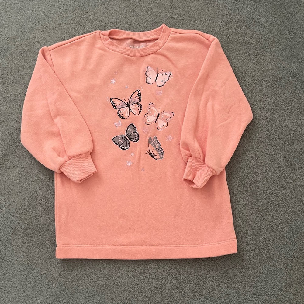 BCBGirls Coral Butterfly Kids Sweater